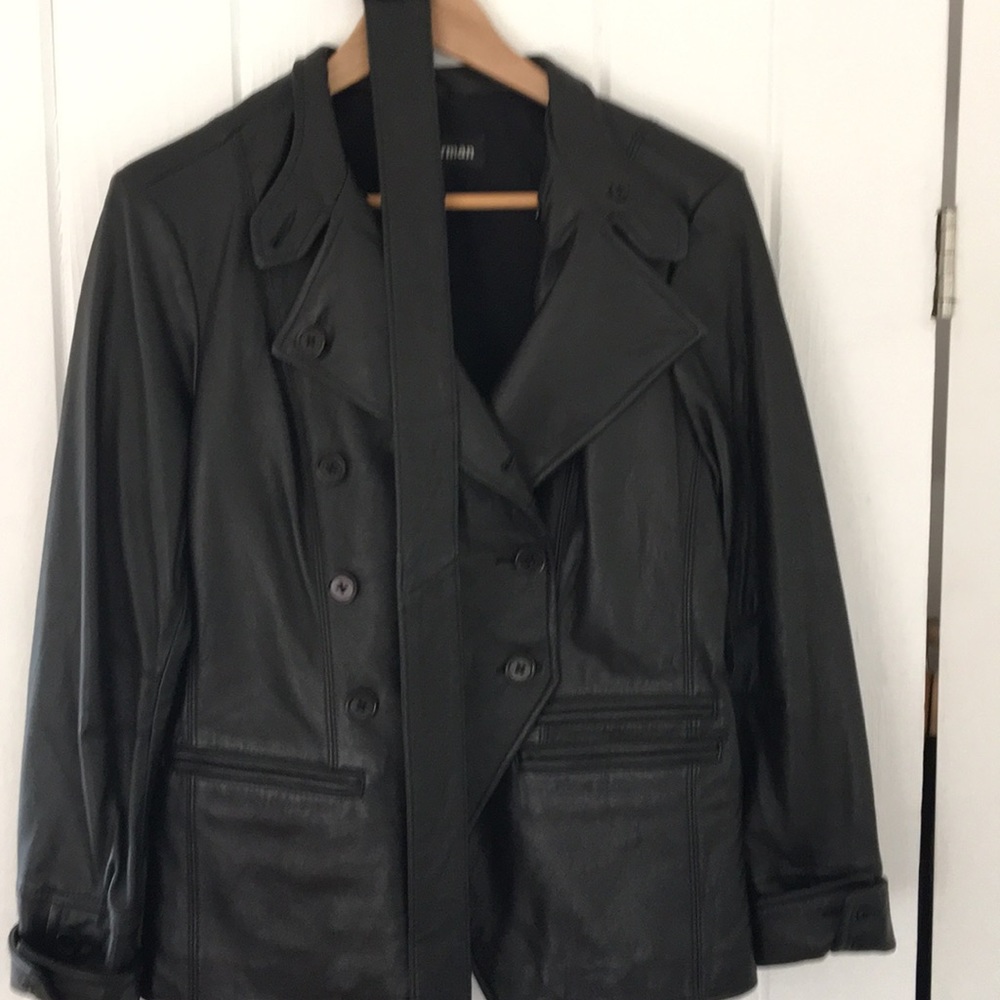 New j peterman leather jacket size 6